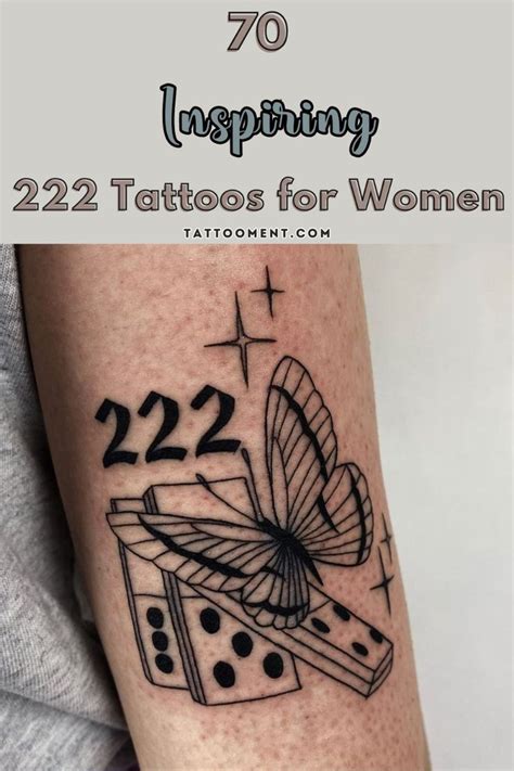 70 Inspiring 222 Tattoos for Women with Meaning In 2024